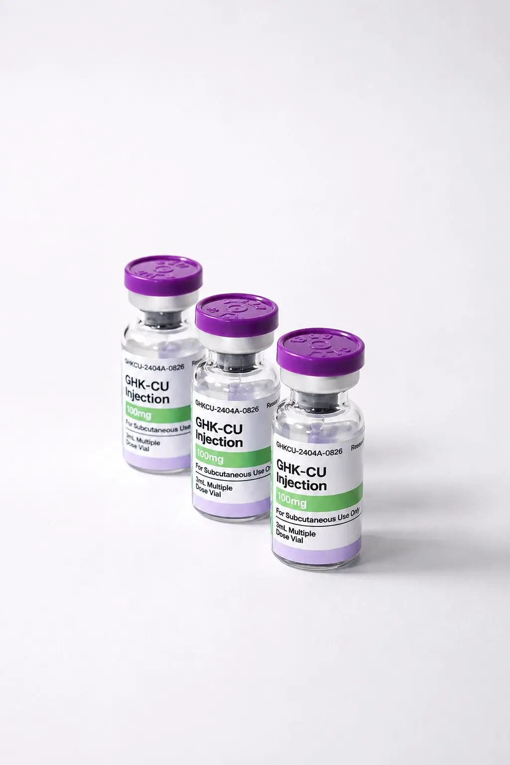 GHK-Cu 100mg is a premium research peptide offered by Zen Peptides for laboratory and scientific research purposes. Also known Copper Tripeptide-1, GHK-Cu